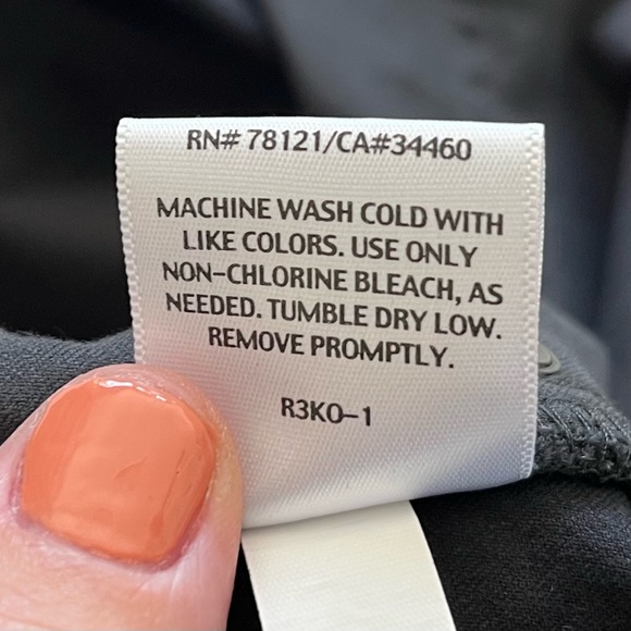 EILEEN FISHER ORGANIC COTTON BLACK PANTS W/ SIDE STRIP DETAIL SIZE LARGE CHIC - Picture 5 of 9